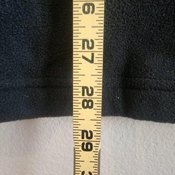 Free Country Jacket Mens Medium Jet Black Microtech Fleece Full Zip 268-M98307S - Picture 15 of 16